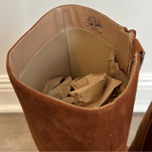 LifeStride Maltese Women's High Heel Slouch Boots - Size 8.5 Wide - Wide Calf - Picture 5 of 12